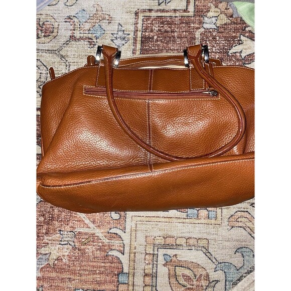 Tignanello Leather Shoulder Bag | Brown - Picture 6 of 7